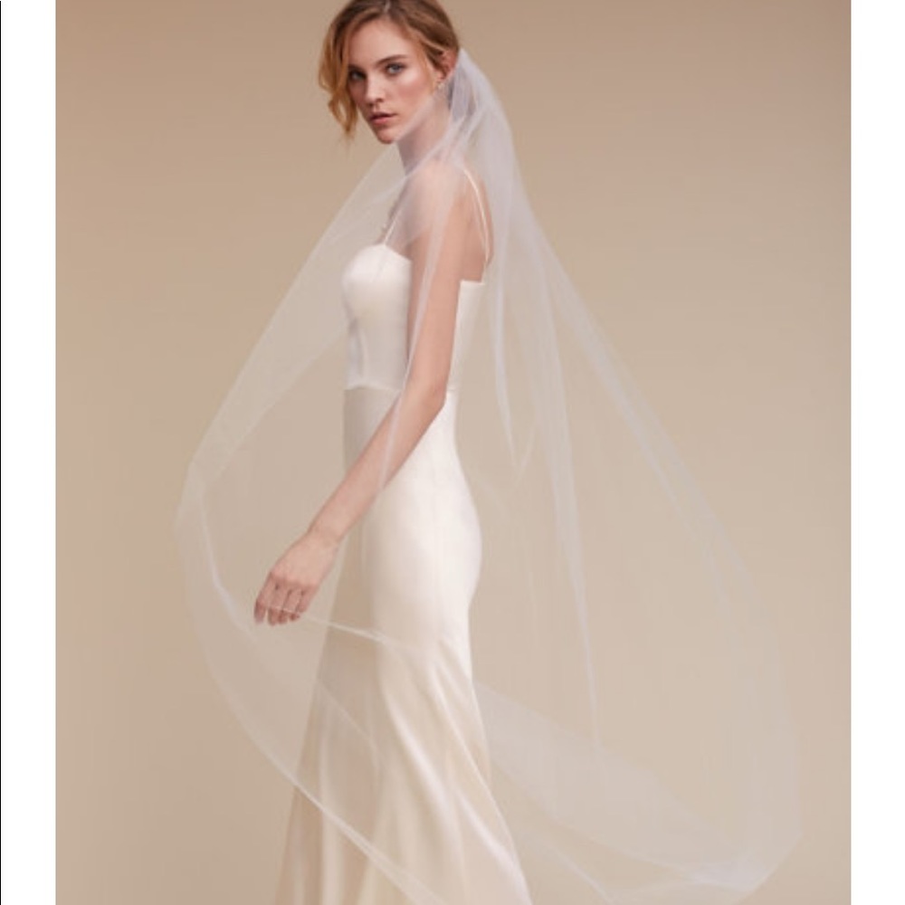 BHLDN Moonlight Veil in Ivory